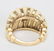 Designer Signed MAZ 14k Gold White Bone Ring Sz 5 - 2