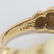 Designer Signed MAZ 14k Gold White Bone Ring Sz 5 - 3