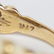 Designer Signed MAZ 14k Gold White Bone Ring Sz 5 - 4