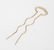 14K Gold Victorian Diamond Gemstone Stick Hair Pin - 5