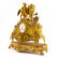 Antique French Dore Bronze Figural Mantle Clock - 2