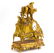 Antique French Dore Bronze Figural Mantle Clock - 6