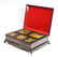 Large Russian Folk Art Lacquer Box Tea Caddy Box - 4