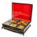 Large Russian Lacquer Folk Tea Caddy Box Signed - 3