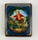 Fine Russian Lacquer Boy with Bird Portrait Box