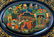 Russian Lacquer Folk Art Decor Wedding Trunk Box - 2