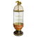 Russian Faberge Style Glass Egg Display Cabinet