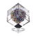 Jon Kuhn (American B1949) Art Glass Cube Sculpture
