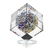 Jon Kuhn (American B1949) Art Glass Cube Sculpture - 2