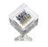 Jon Kuhn (American B1949) Art Glass Cube Sculpture - 3