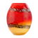 Barbini Murano Art Glass Red to Amber Scavo Vase - 4