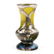 Loetz Sterling Silver Overlay Art Glass 6" Vase