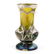 Loetz Sterling Silver Overlay Art Glass 6" Vase - 2