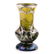 Loetz Sterling Silver Overlay Art Glass 6" Vase - 4