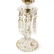 Victorian Glass Mantle Lusters w/ Hurricane Shades - 4