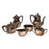 7 Pc Tiffany & Co Sterling Silver Art Deco Tea Set