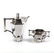 5 Pc Art Nouveau Sterling Silver Tea Service 3054g - 3