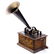 Edison Machine Phonograph Player w/ Horn & Cabinet - 3