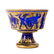 Mid Century Bohemian Blown Cobalt Glass Compote - 2