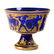 Mid Century Bohemian Blown Cobalt Glass Compote - 4