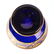 Mid Century Bohemian Blown Cobalt Glass Compote - 7
