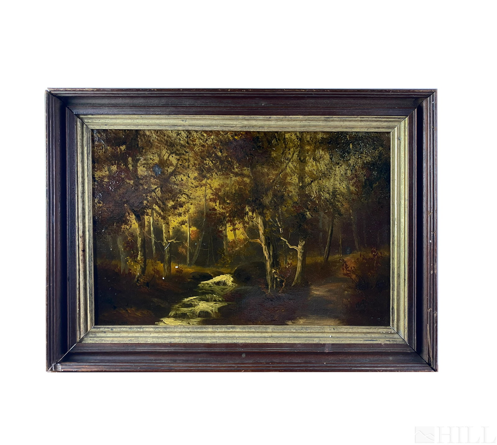 George N Cass 1806-1882 Hudson Valley Oil Painting: George Nelson Cass (American, 1806-1882). Victorian oil on canvas painting depicting a New York Hudson River Valley landscape. Signed lower left. Measures 12 in. x 18 in. (sight), 16 in. x 22 in. (fra