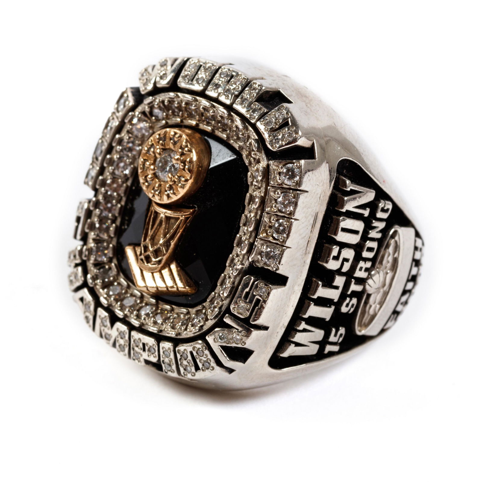 Miami Heat NBA Championship Gold and Diamond Ring (1 of 7)