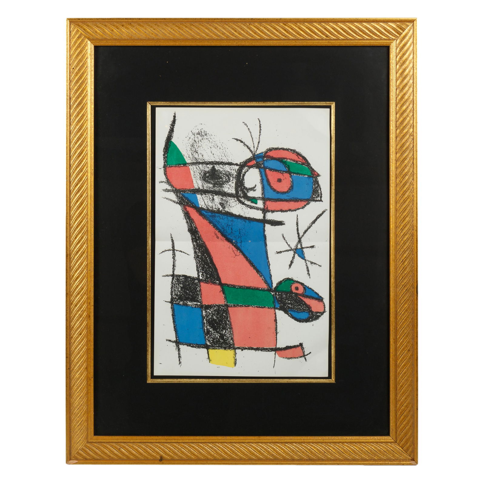 Joan Miro 1893-1983 Le Chat Heureux Litho Print (1 of 5)