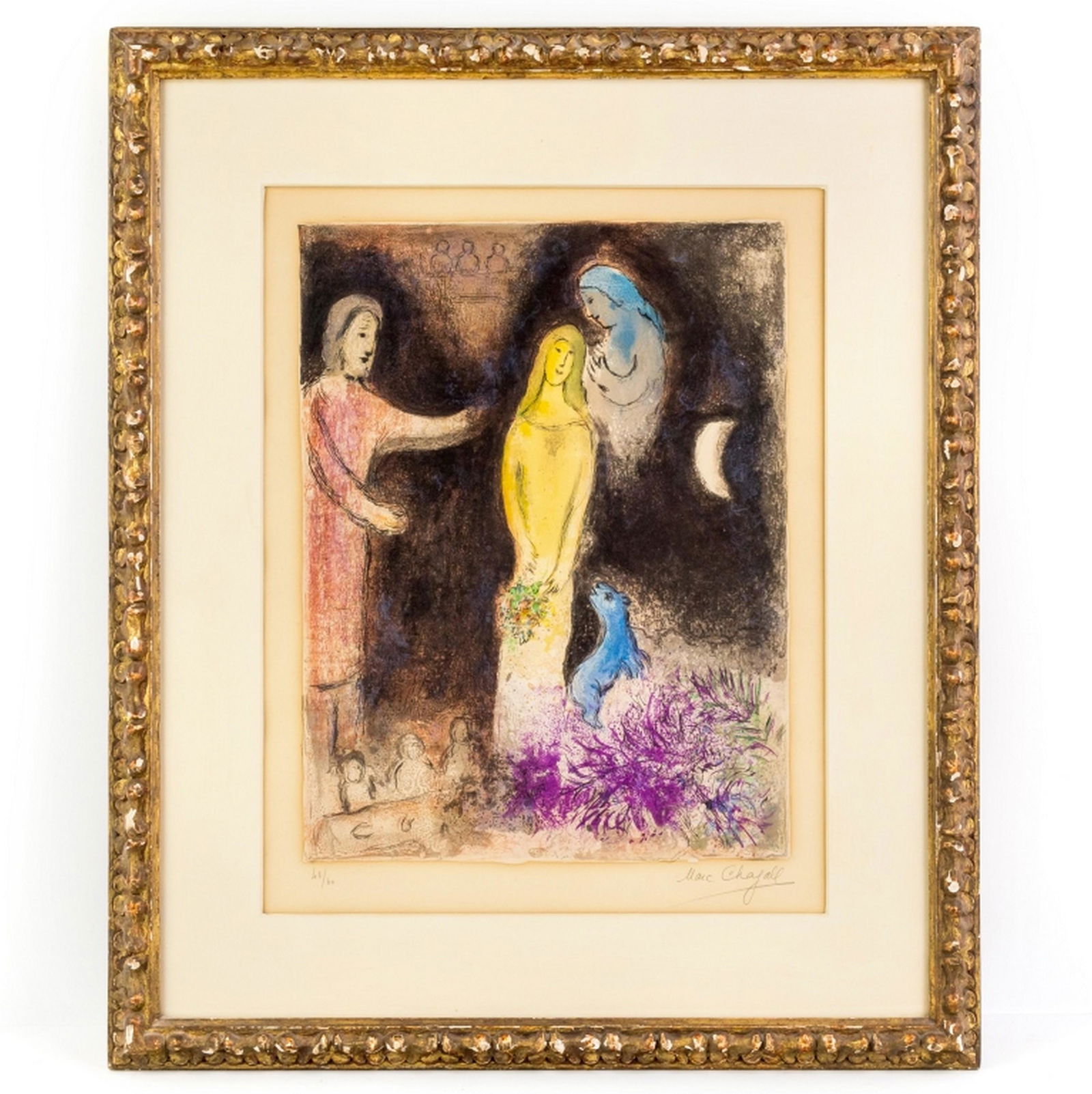 Marc Chagall 1887-1895 SIGNED Daphnis Lithograph (1 of 5)