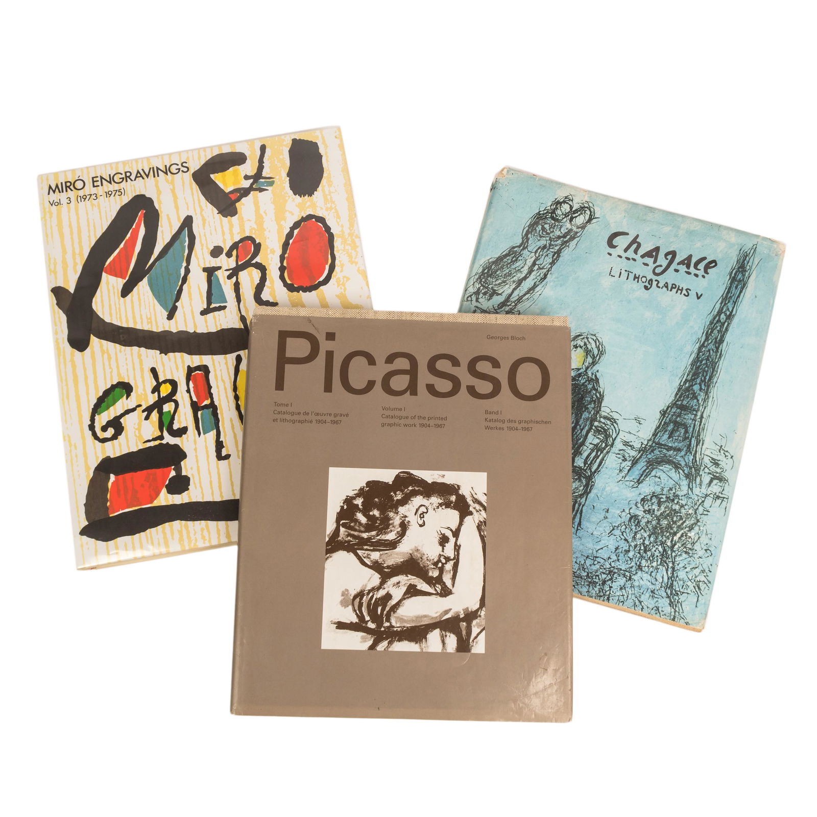 Chagal, Picasso and Miro Reference Art Books RARE (1 of 9)