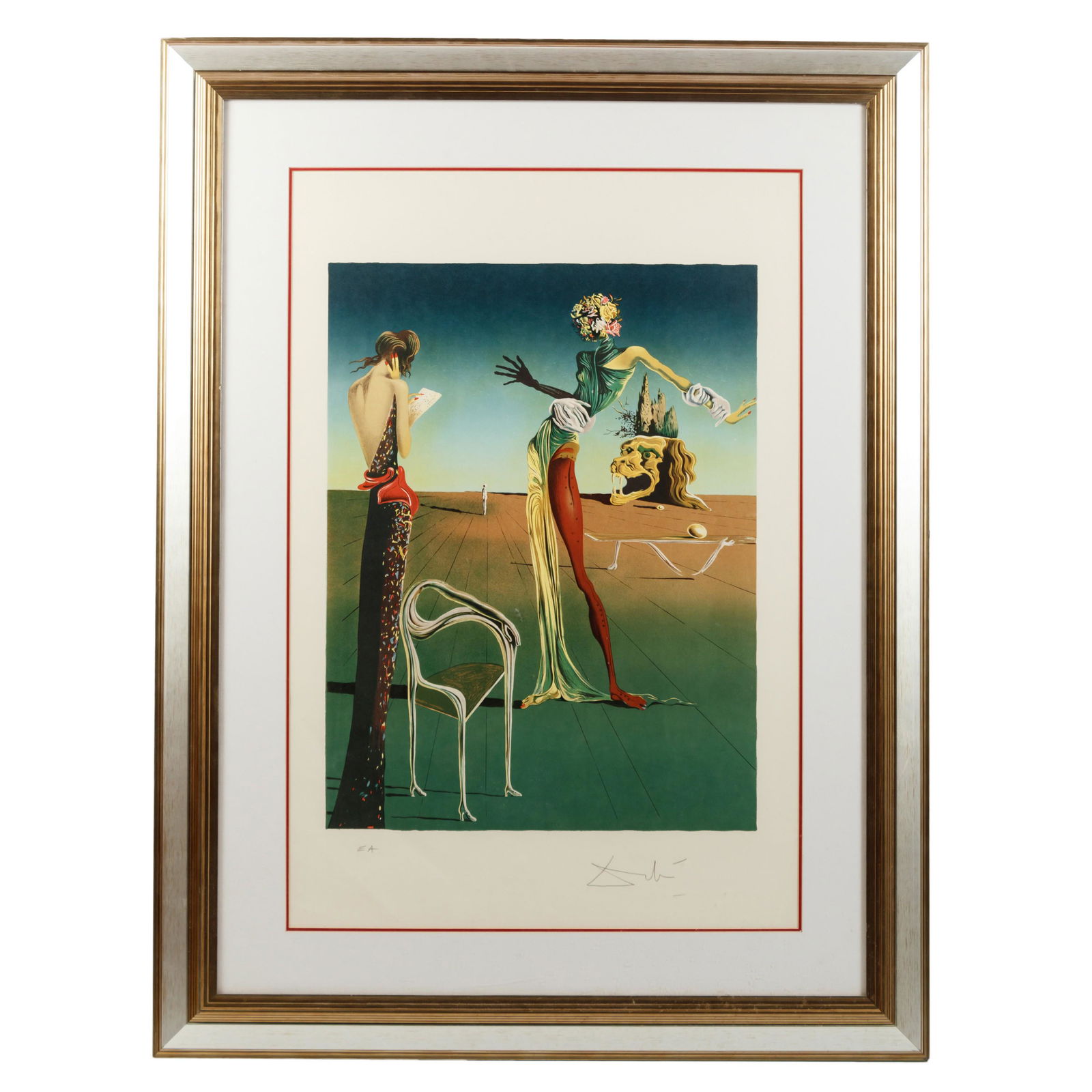 Signed Surrealism Lithograph After Salvador Dali (1 of 6)