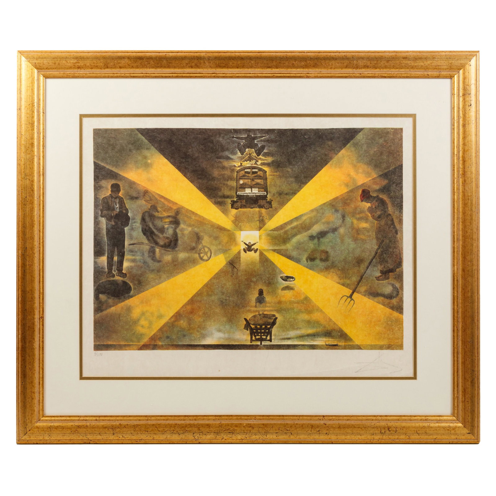 Signed Surrealism Lithograph After Salvador Dali (1 of 7)