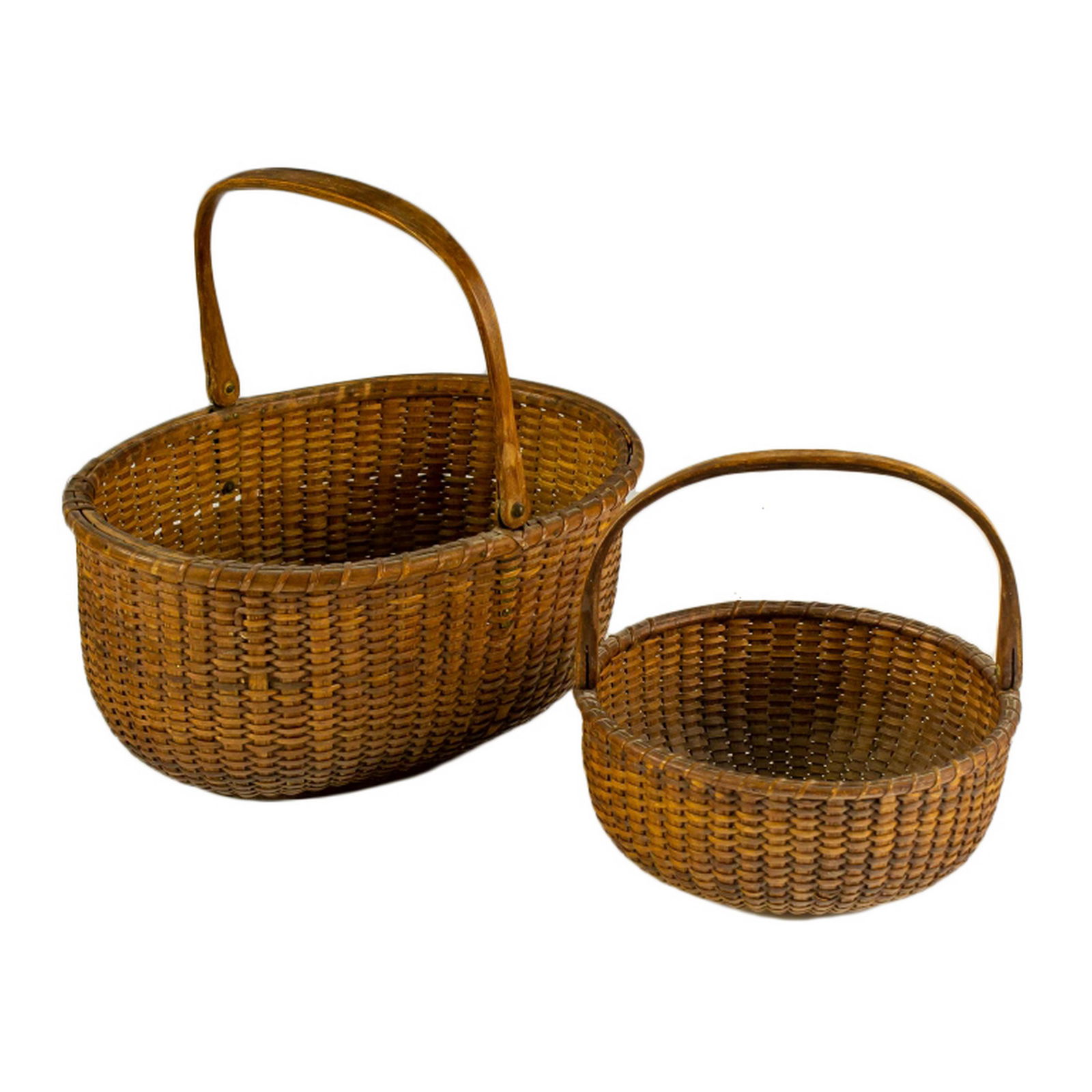 2 Early 20th C. Nantucket Style Lightship Baskets (1 of 6)