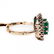 14k Gold 4 CTTW Colombian Emerald Diamond Ring - 3