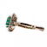 14k Gold 4 CTTW Colombian Emerald Diamond Ring - 5