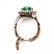 14k Gold 4 CTTW Colombian Emerald Diamond Ring - 6