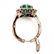 14k Gold 4 CTTW Colombian Emerald Diamond Ring - 7