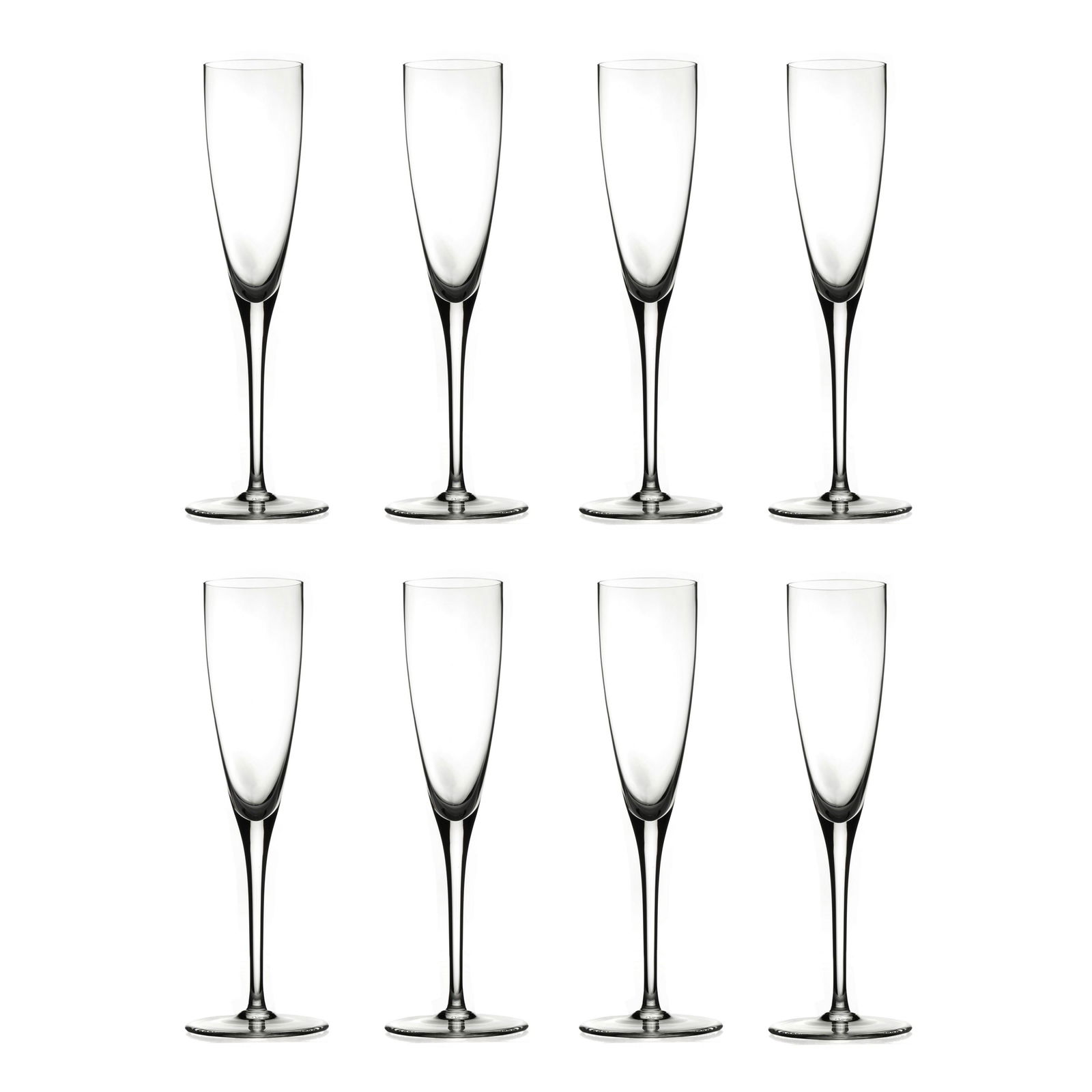 Tiffany & Company 8 Crystal Champagne Flutes SET (1 of 5)