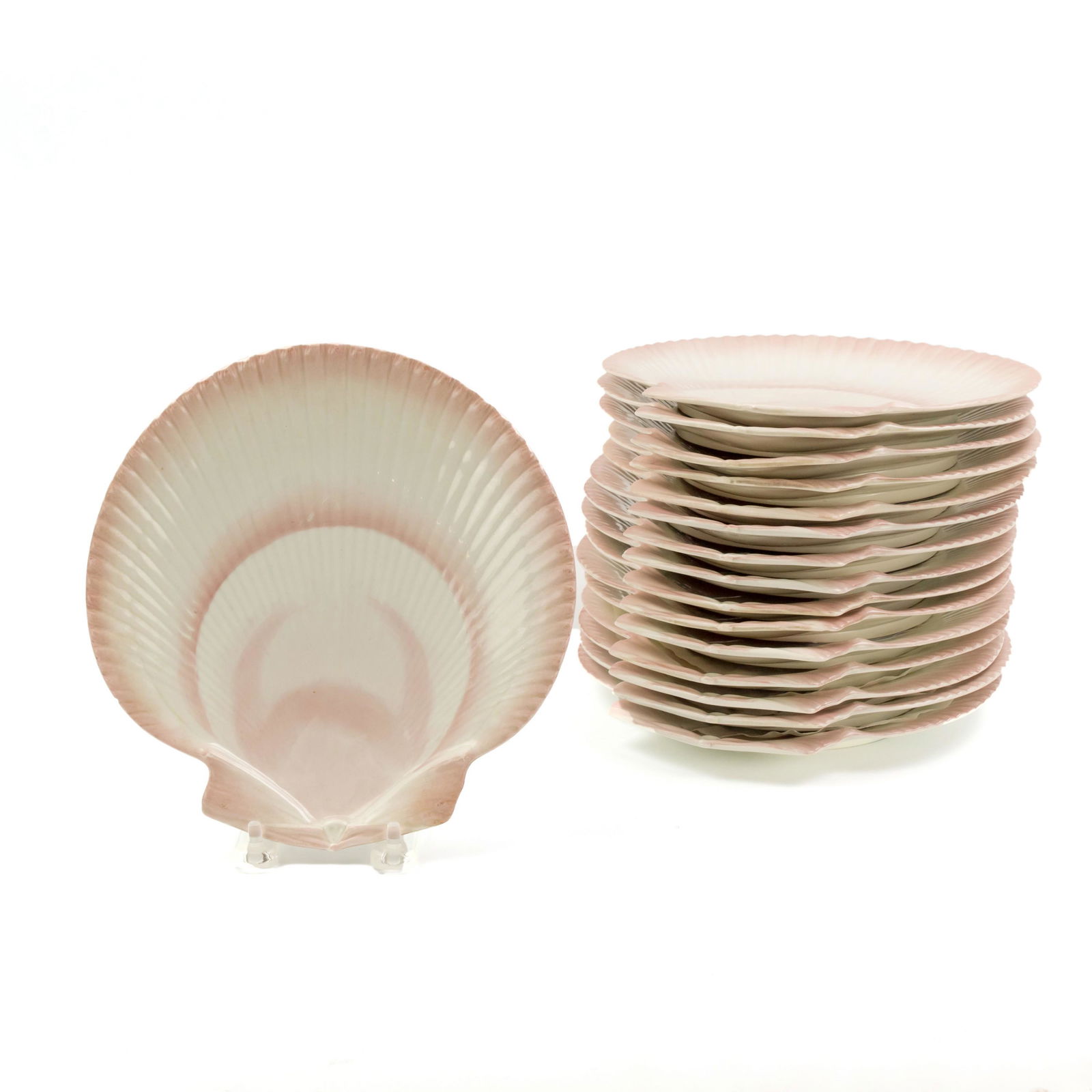 Wedgwood Conchology 16 Scallop Shell Plates LOT (1 of 5)