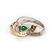 1.16 CTTW 14k Gold Pear Emerald Diamond Pendant - 2