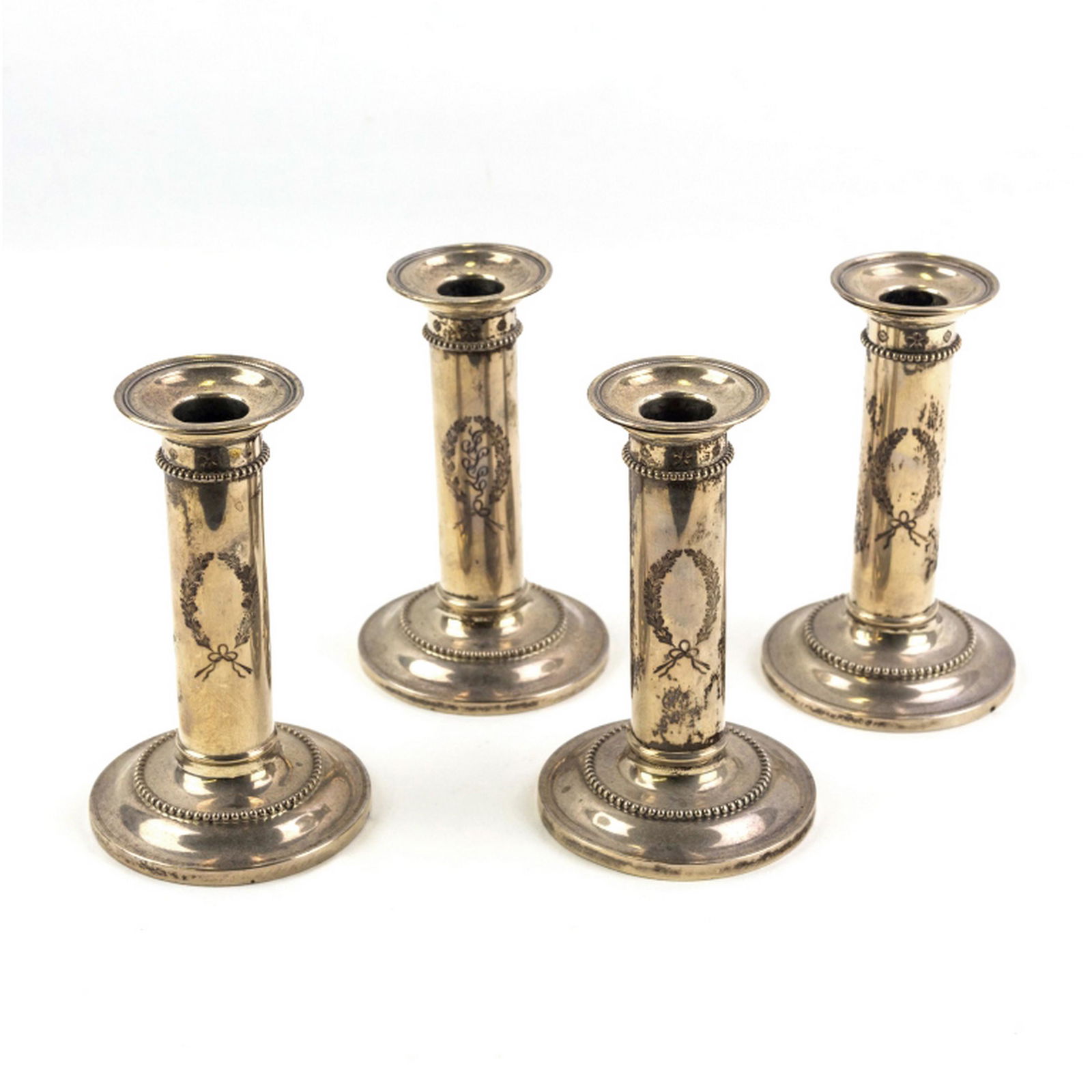 Theodore B Starr Sterling Silver 4 Candlestick LOT (1 of 5)