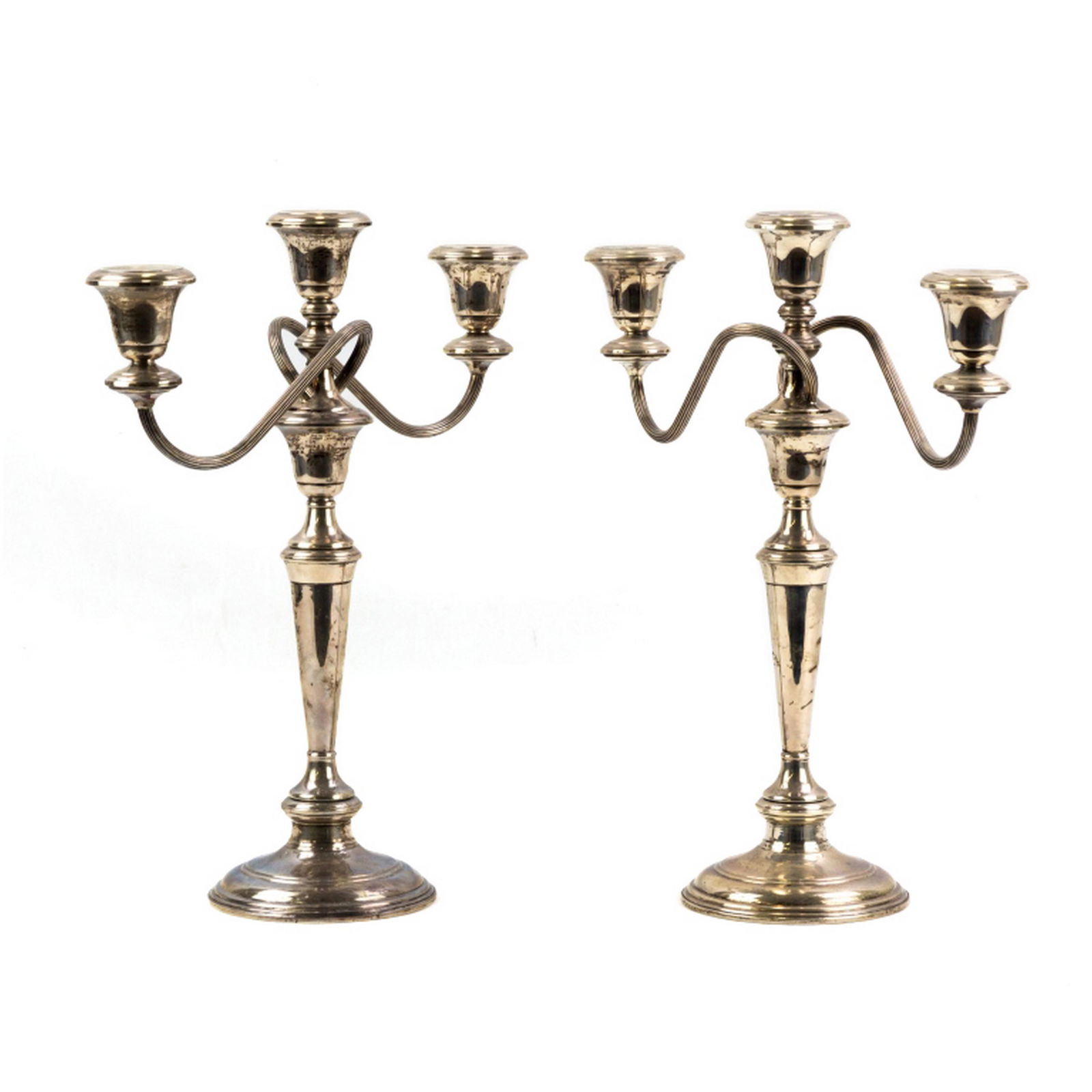 Frank M. Whiting Sterling Silver Candelabras PAIR (1 of 4)