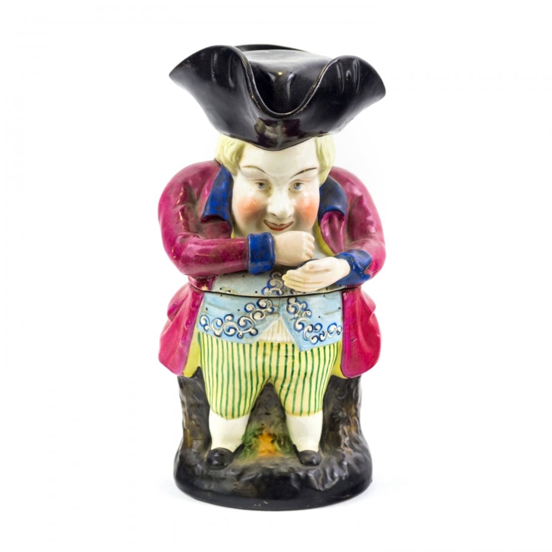 Staffordshire Pottery Antique Snuff Taker Toby Jug (1 of 6)