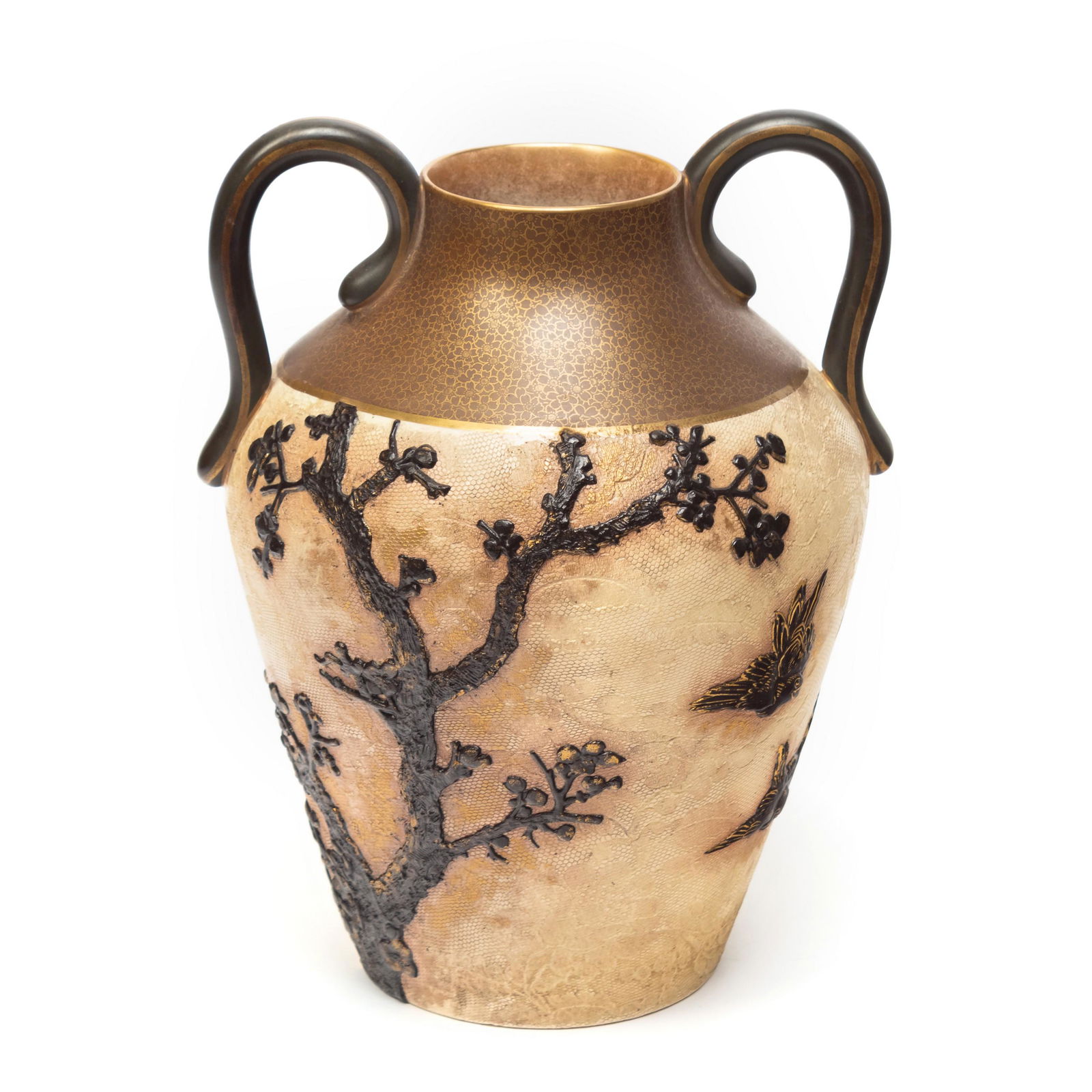 Doulton & Slaters Patent Art Nouveau Floral Vase (1 of 7)