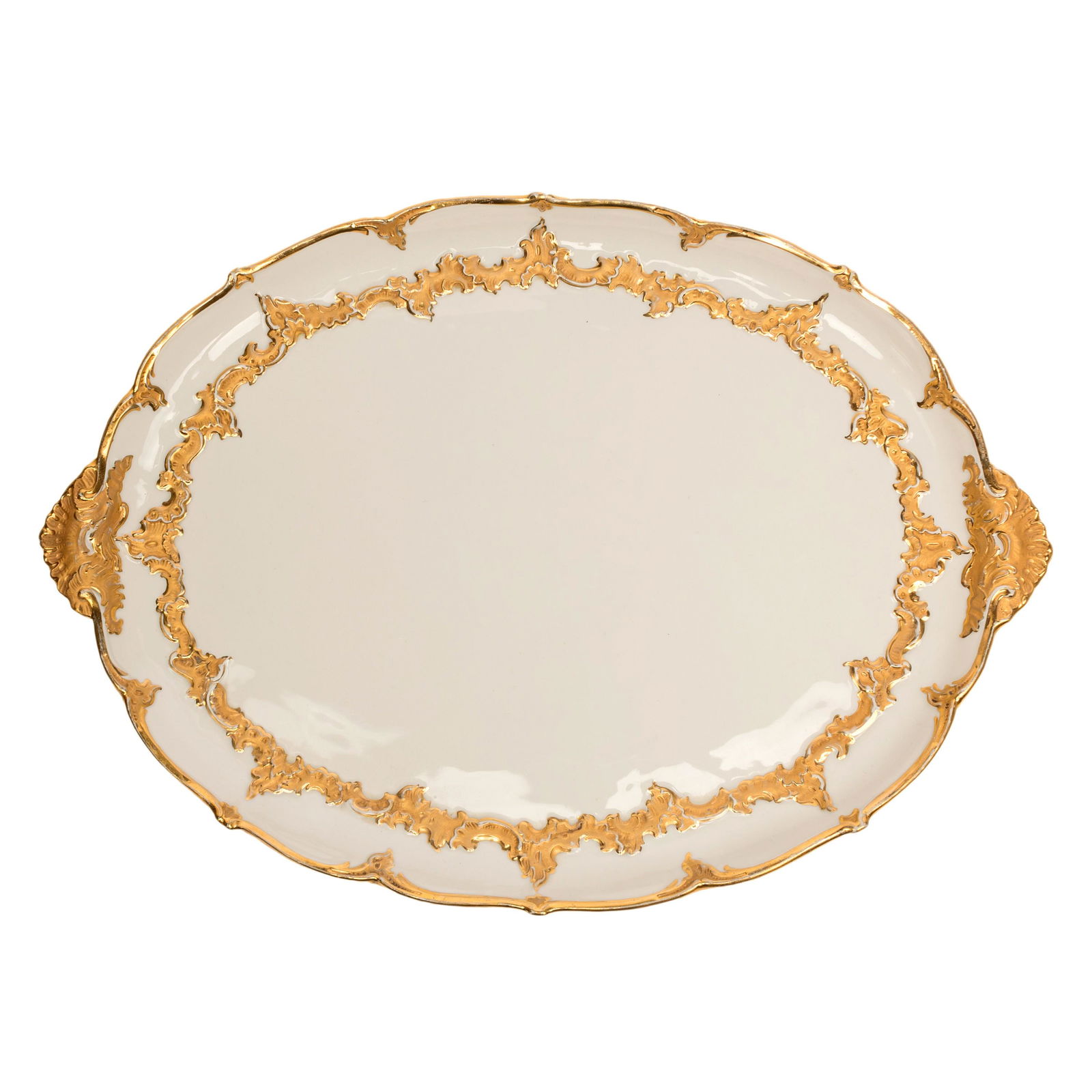 Meissen Leuteritz B Form 18" Platter Charger Tray (1 of 5)