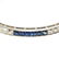 Tiffany & Co 6" Platinum Diamond Sapphire Bracelet - 6