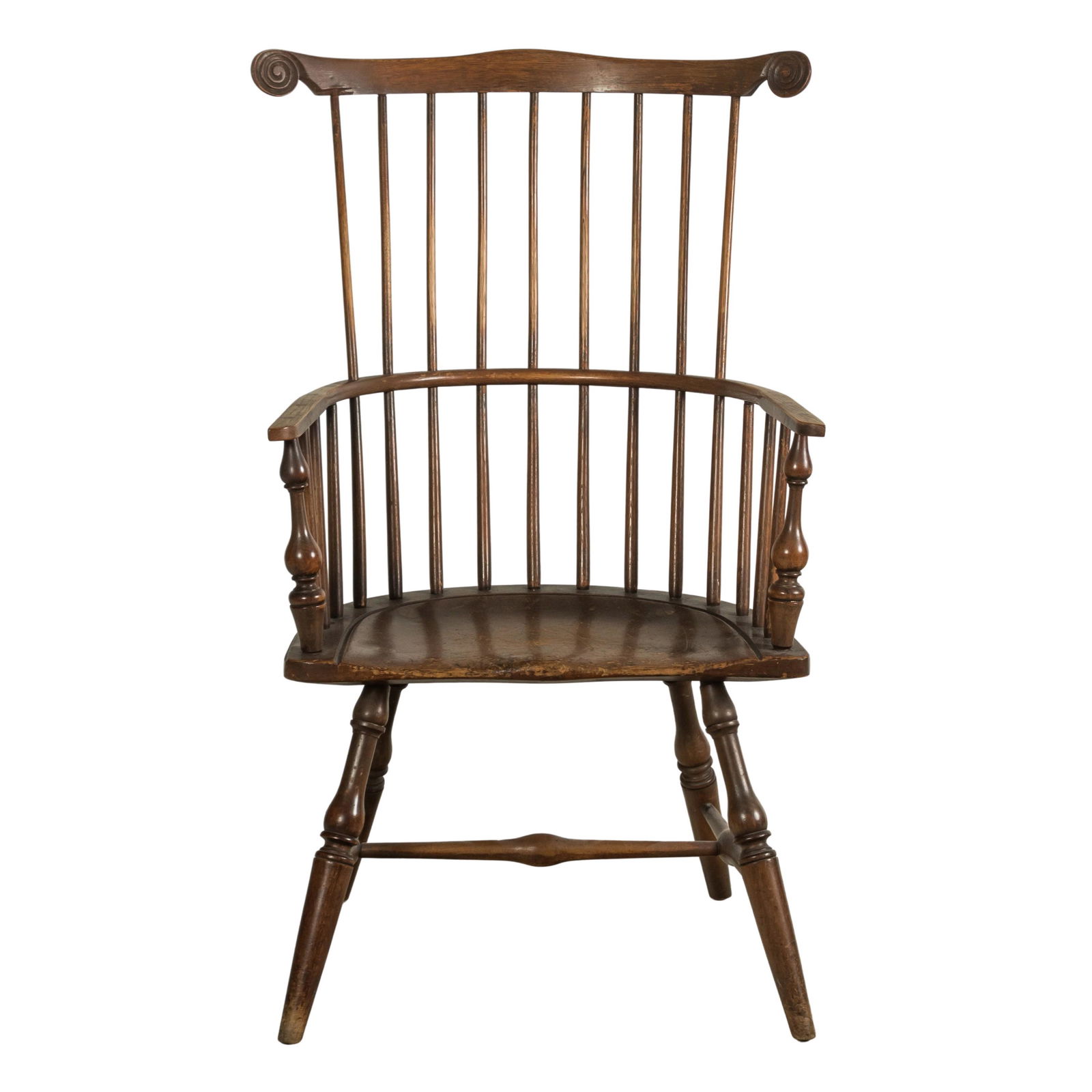 Stickley SIGNED 43" Comb Back Windsor Style Chair (1 of 8)