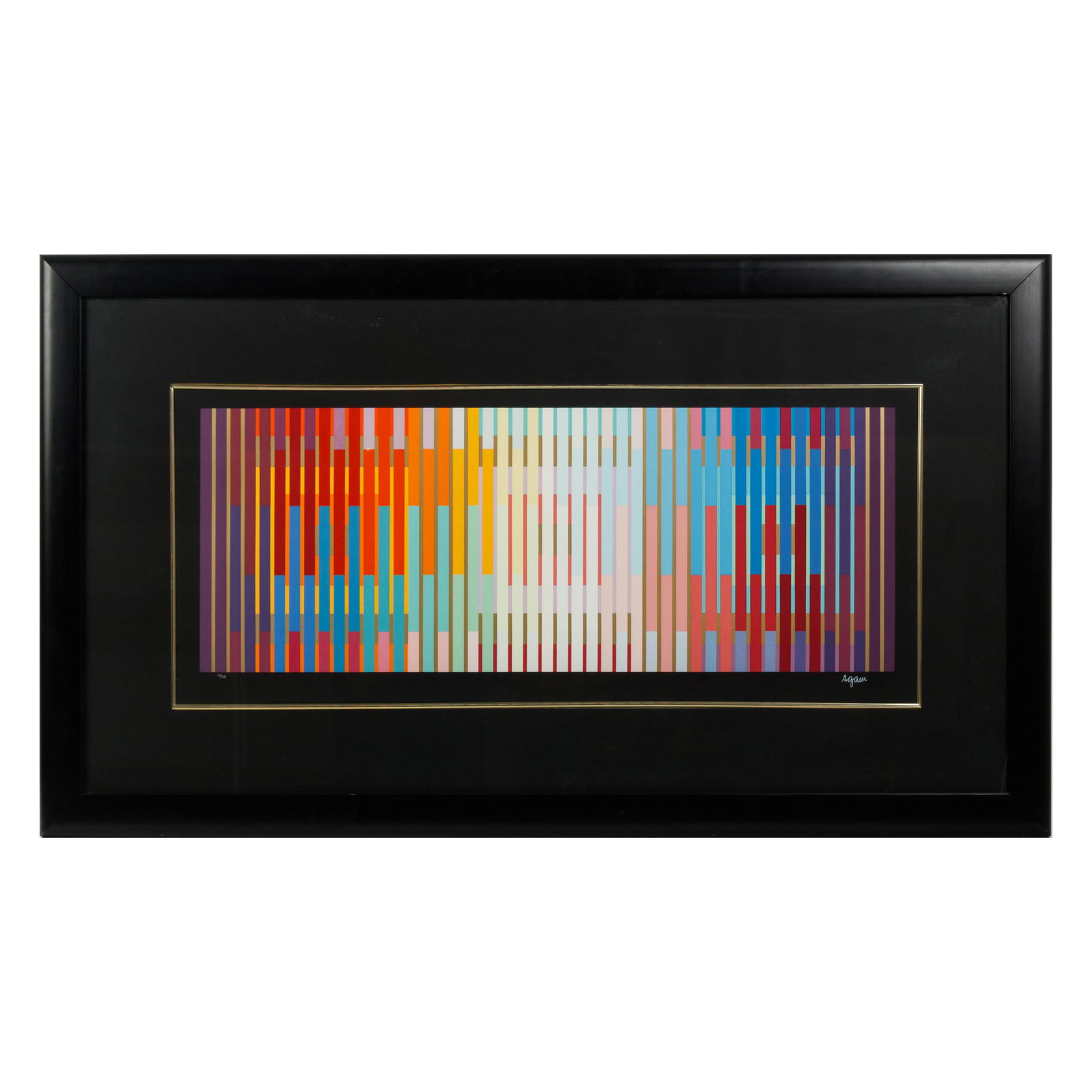 Yaacov Agam b. 1928 LE Signed Abstract Print (1 of 6)
