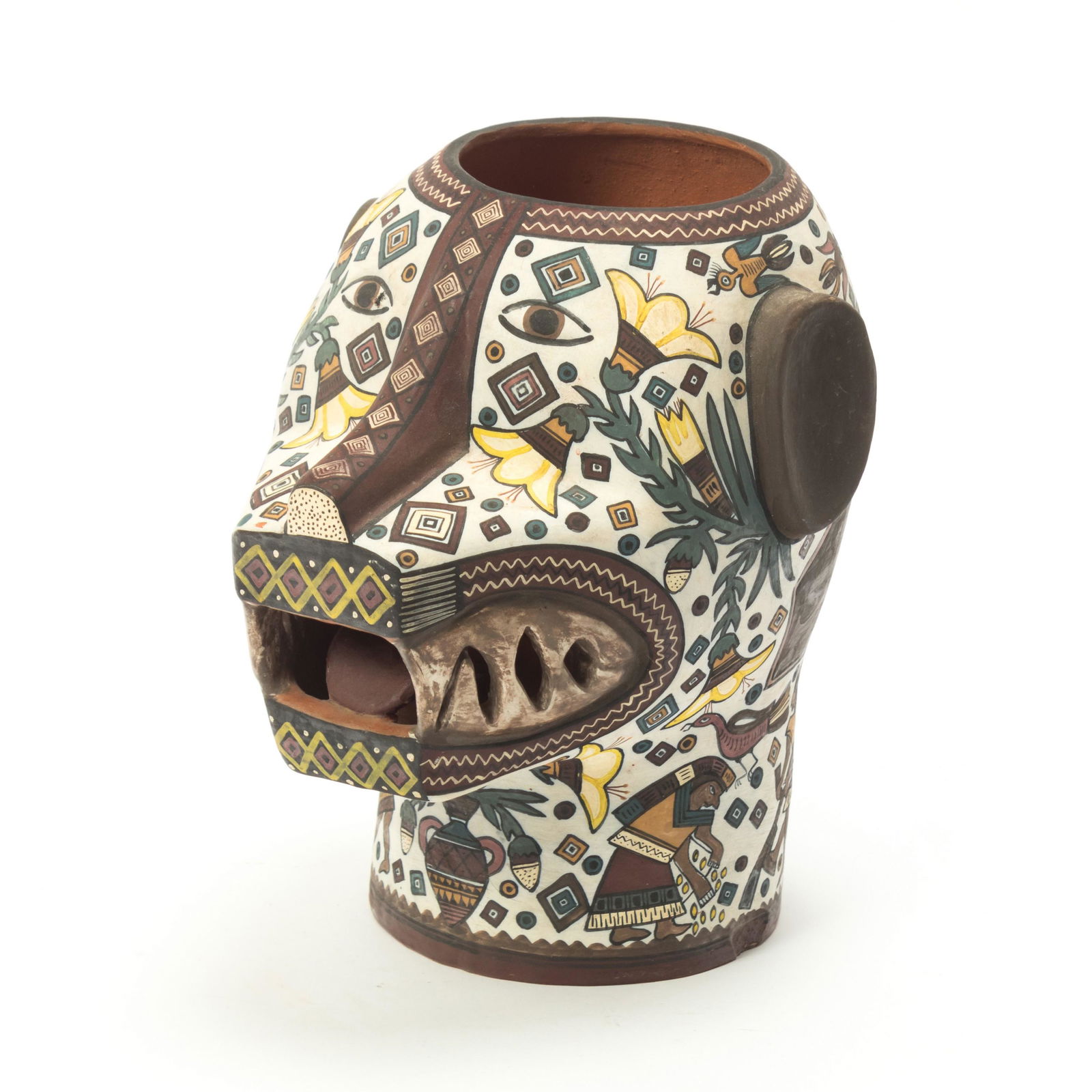 RARE Antonio Olave Peruvian Art Pottery Sculpture (1 of 7)