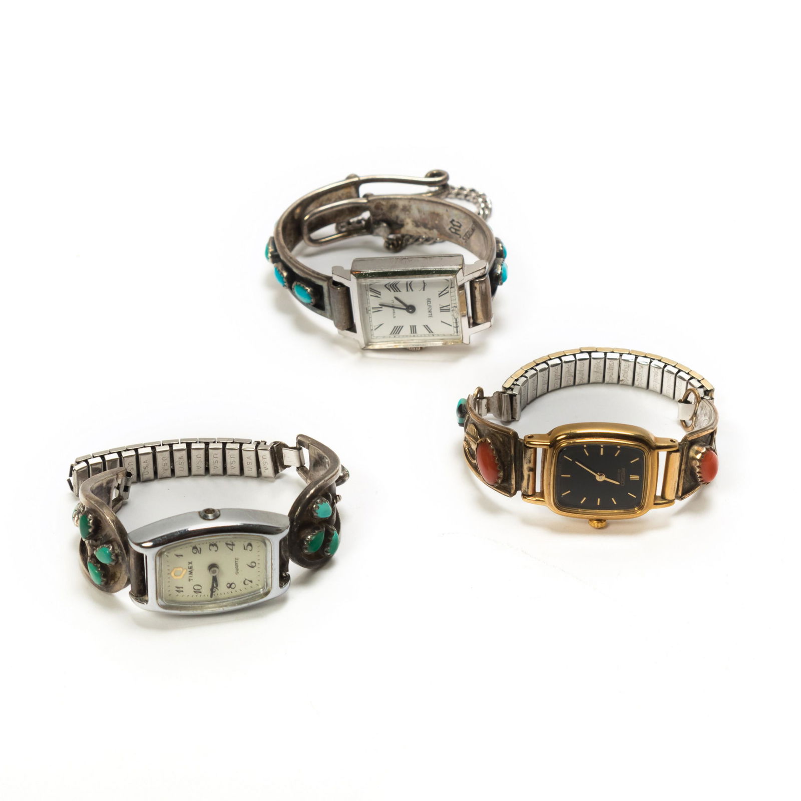 Native American Indian Sterling Ladies Watches LOT (1 of 7)